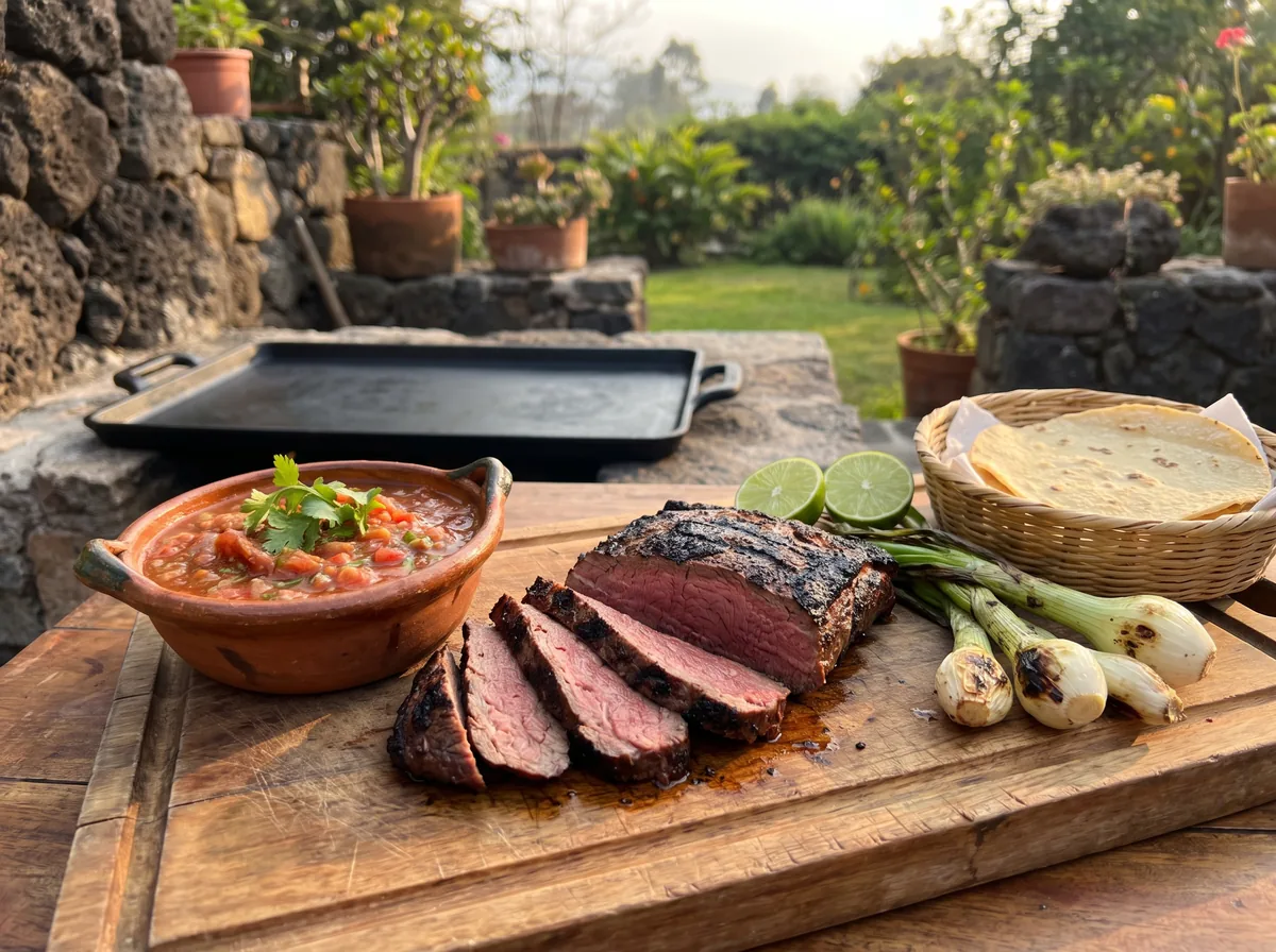 Puyazo a la plancha con chirmol de tomate asado