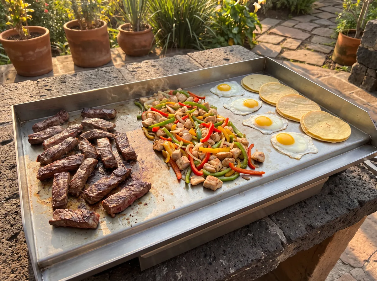 Temperaturas de la plancha: zonas de calor para cada comida