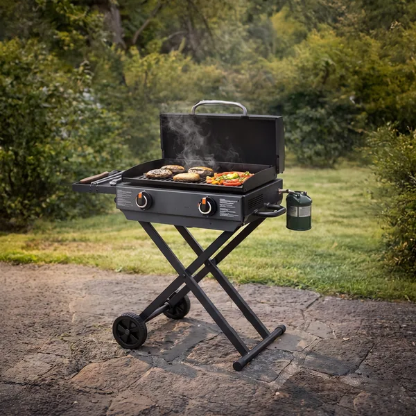 Plancha de gas 22" portátil