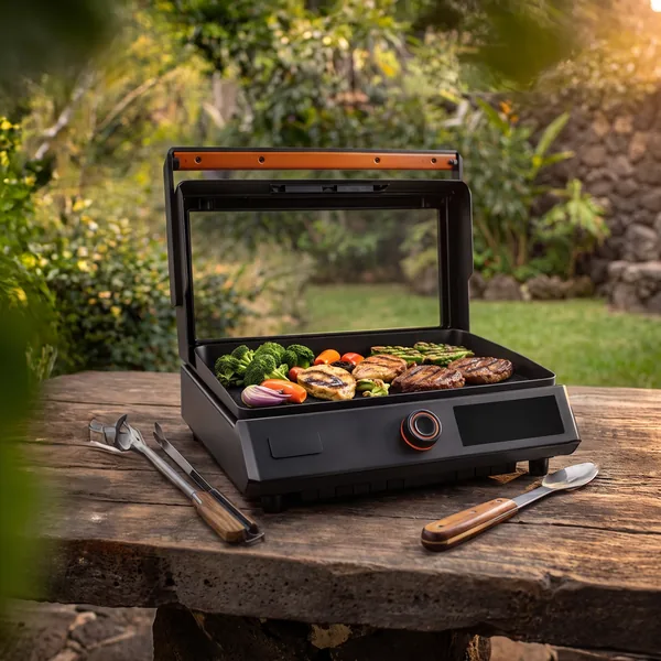 Plancha eléctrica 17" de mesa